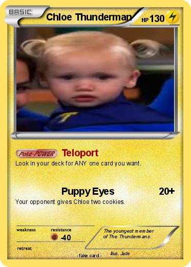 Pokemon Chloe Thunderman