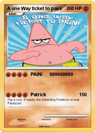 Pokemon A one Way ticket to pain!