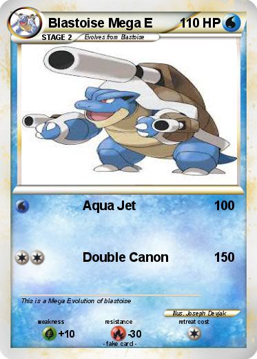 Pokemon Blastoise Mega E