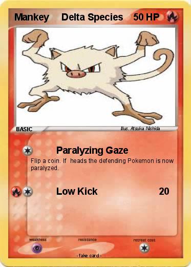 Pokemon Mankey     Delta Species