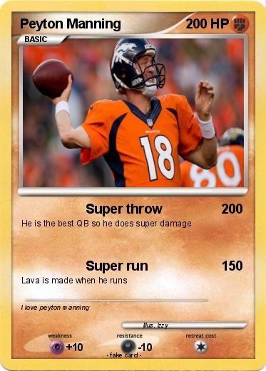 Pokemon Peyton Manning