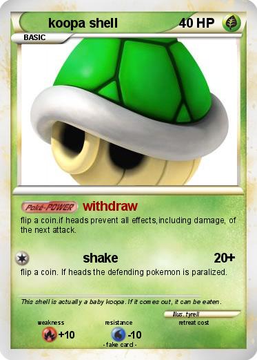 Pokemon koopa shell