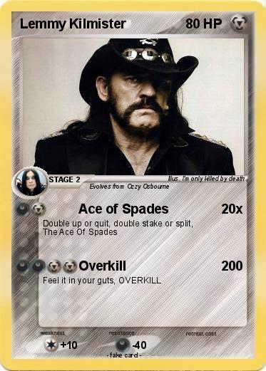 Pokemon Lemmy Kilmister