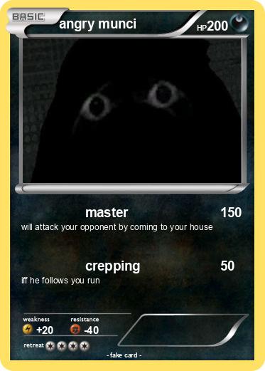 Pokemon angry munci