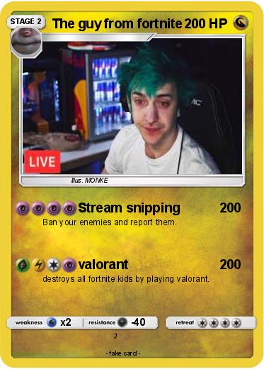 Pokemon The guy from fortnite