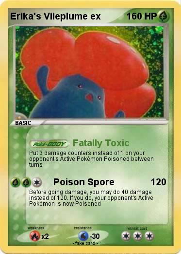 Pokemon Erika's Vileplume ex