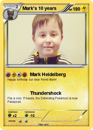 Pokemon Mark's 10 years