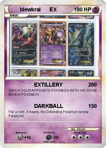 Pokemon blewkrai      EX