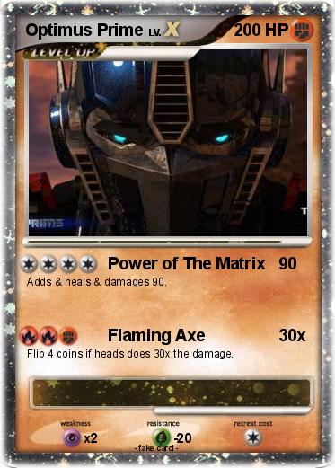 Pokemon Optimus Prime