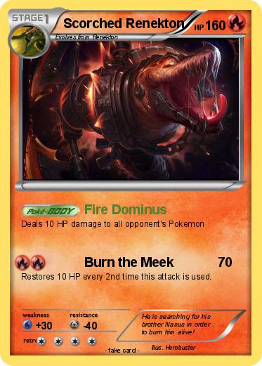Pokemon Scorched Renekton