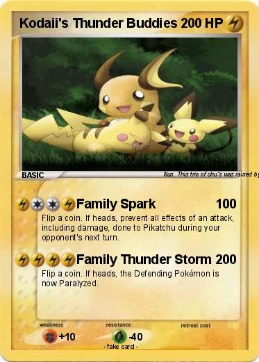 Pokemon Kodaii's Thunder Buddies