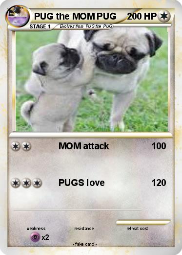 Pokemon PUG the MOM PUG