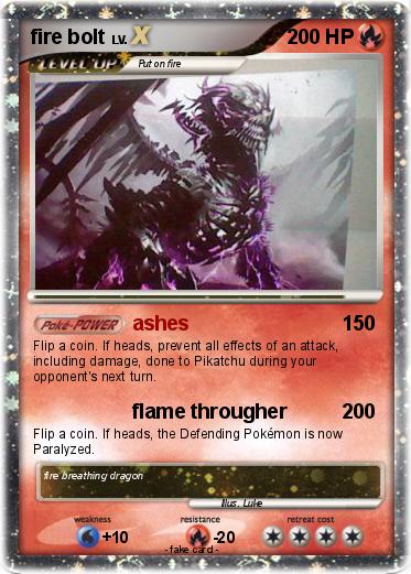 Pokemon fire bolt