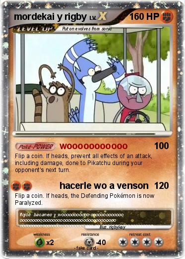 Pokemon mordekai y rigby
