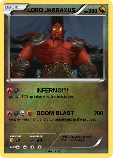 Pokemon LORD JARRAXUS Pokemon LORD JARRAXUS