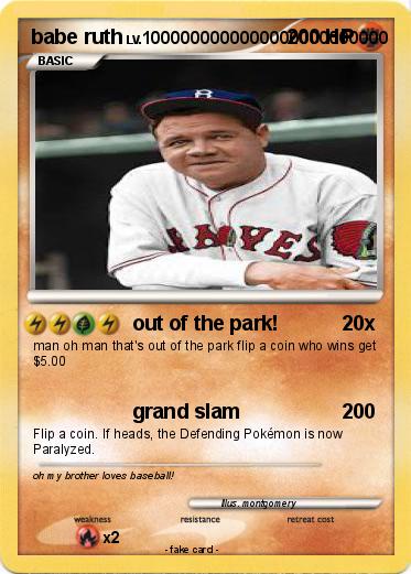 Pokemon babe ruth