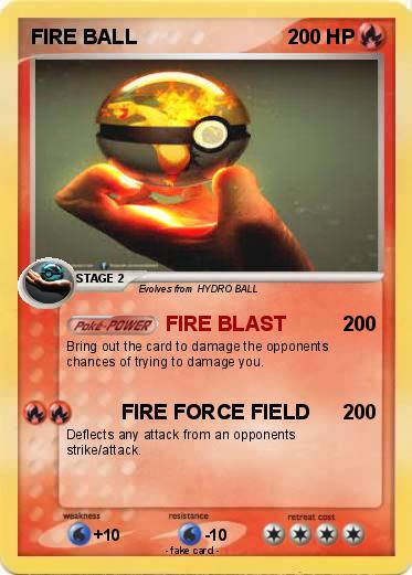 Pokemon FIRE BALL