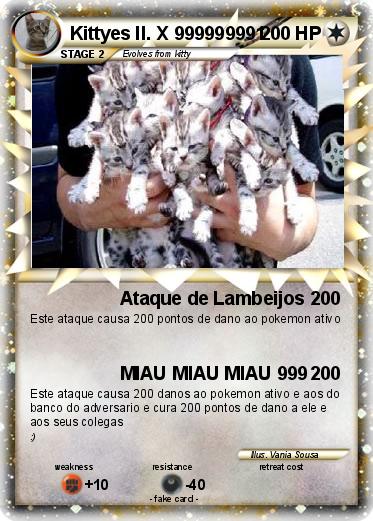 Pokemon Kittyes ll. X 999999991