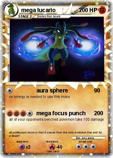 Pokemon mega lucario