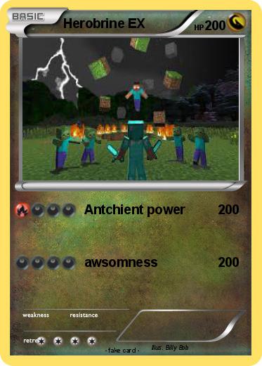 Pokemon Herobrine EX