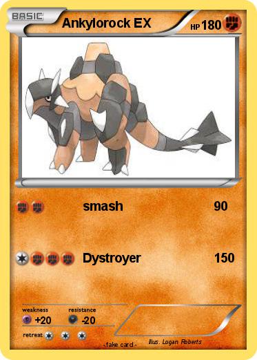 Pokemon Ankylorock EX