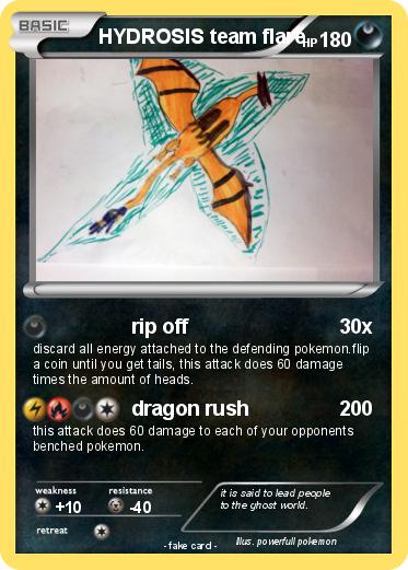 Pokemon HYDROSIS team flare