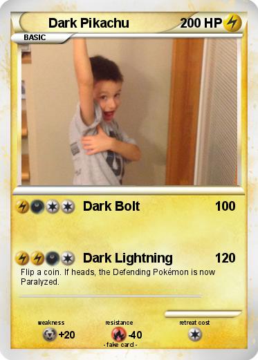 Pokemon Dark Pikachu