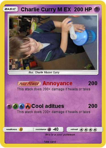 Pokemon Charlie Curry M EX