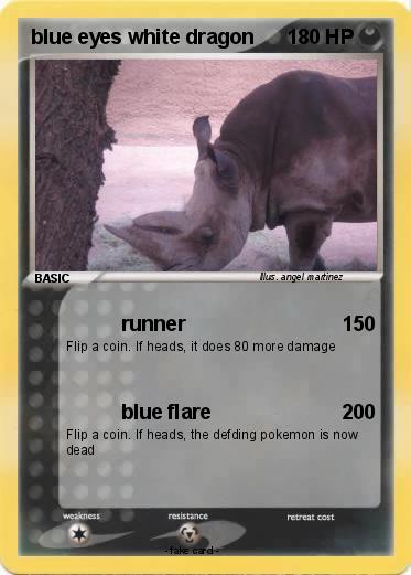 Pokemon blue eyes white dragon