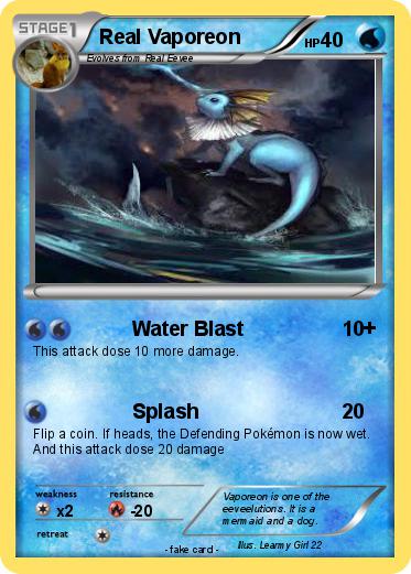 Pokemon Real Vaporeon