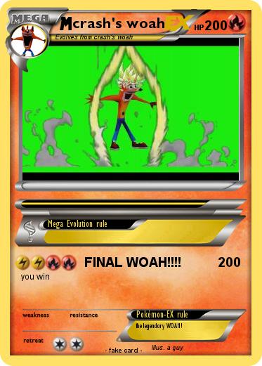 Pokemon crash's woah