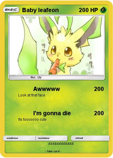 Pokemon Baby leafeon