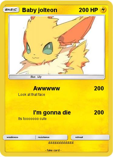 Pokemon Baby jolteon