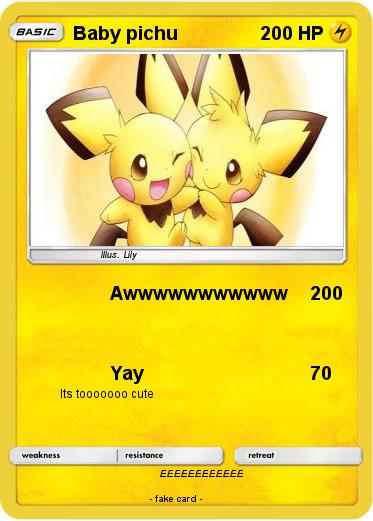 Pokemon Baby pichu