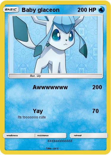 Pokemon Baby glaceon