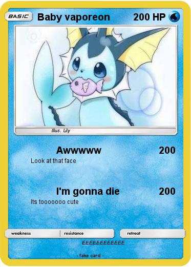 Pokemon Baby vaporeon