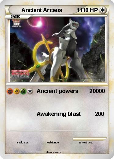 Pokemon Ancient Arceus         1