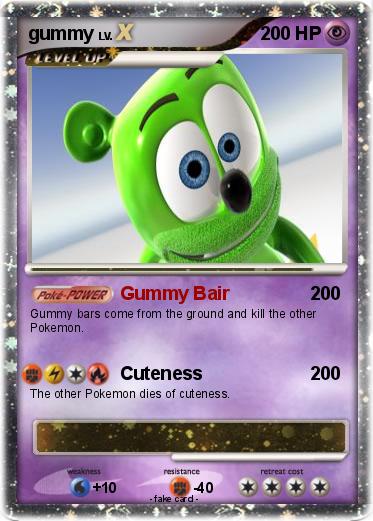 Pokemon gummy