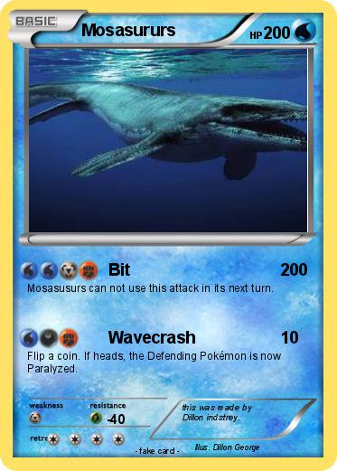 Pokemon Mosasururs