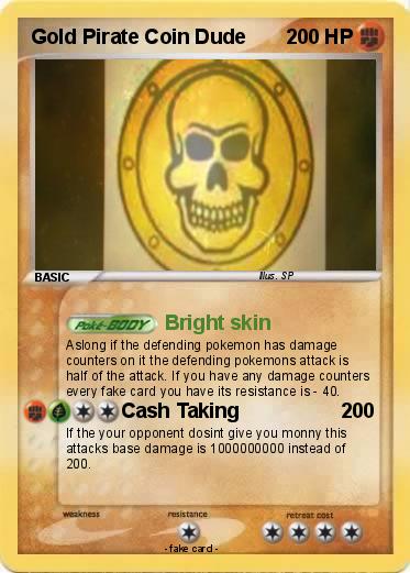 Pokemon Gold Pirate Coin Dude