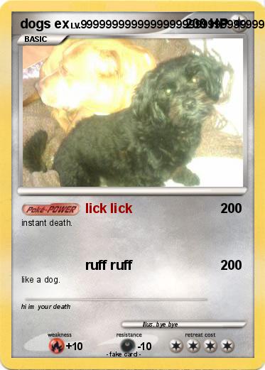 Pokemon dogs ex