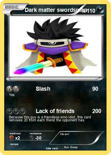 Pokemon Dark matter swordsman