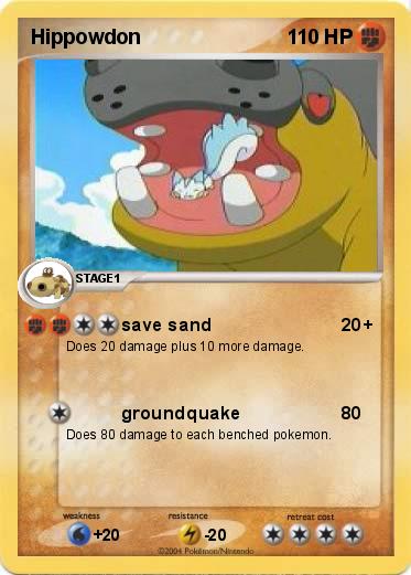 Pokemon Hippowdon
