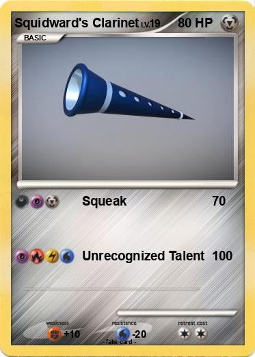 Pokemon Squidward's Clarinet