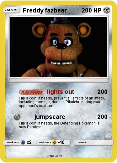 Pokemon Freddy fazbear