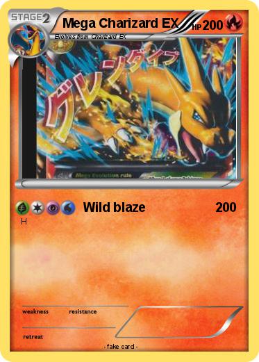 Pokemon Mega Charizard EX