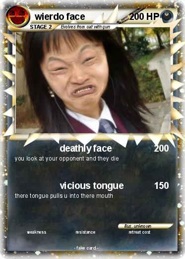 Pokemon wierdo face