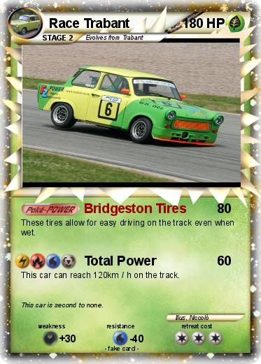 Pokemon Race Trabant
