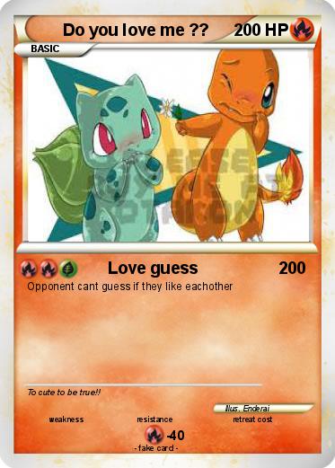 Pokemon Do you love me ??