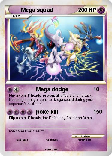 Pokemon Mega squad